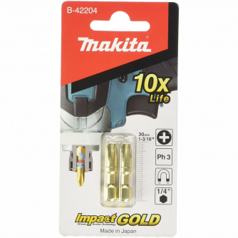 Купить Бита Makita Impact PH3-30 мм  2 шт    B-42204 фото №2