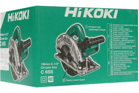 Купить Пила дисковая HIKOKI C6SS 165-1050Вт фото №4