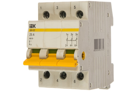 Купить Выключатель нагрузки ВН-32 25А / 3П  IEK фото №2